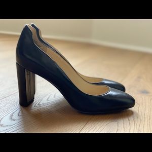 Black Nine West Block Heels, 7M